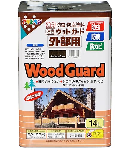 【在庫処分】ニッペ 水性ウッディガード3．2L オーク Amazon | ニッペ 水性ウッディガード3．2L オーク | ステイン